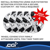 Coast To Coast 16 Inch Wheel Cover Set (MPN: IWC53816SB)