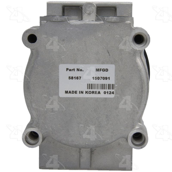 Four Seasons Air Conditioner Compressor (MPN: 58167)