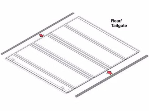 BAK Industries Tonneau Cover Rail Seal (MPN: PARTS-326A0011)
