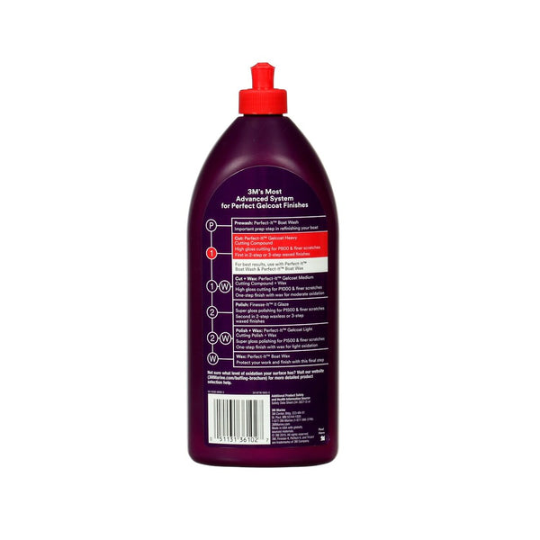 3M Perfect-It Gelcoat Heavy Cutting Compound (MPN: 36102)