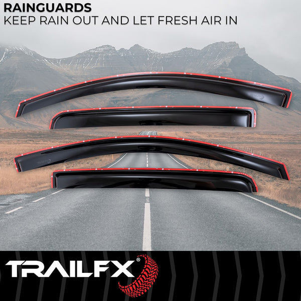 TrailFX TFX 4-PC Window Vents (MPN: 4995IC)