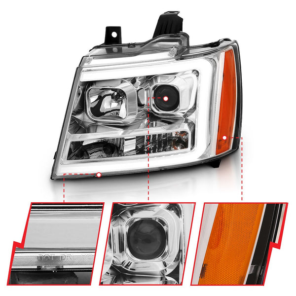 AnzoUSA Headlight Assembly With Projector Beam (MPN: 111403)
