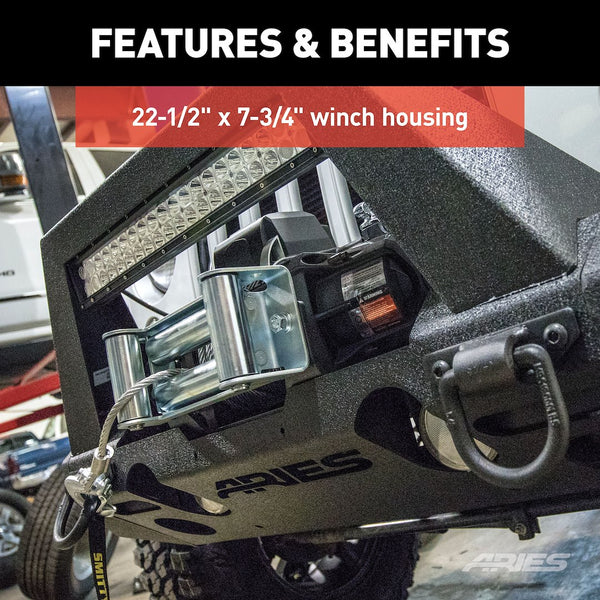 Aries TrailChaser Modular Jeep Bumper (MPN: 2081000)