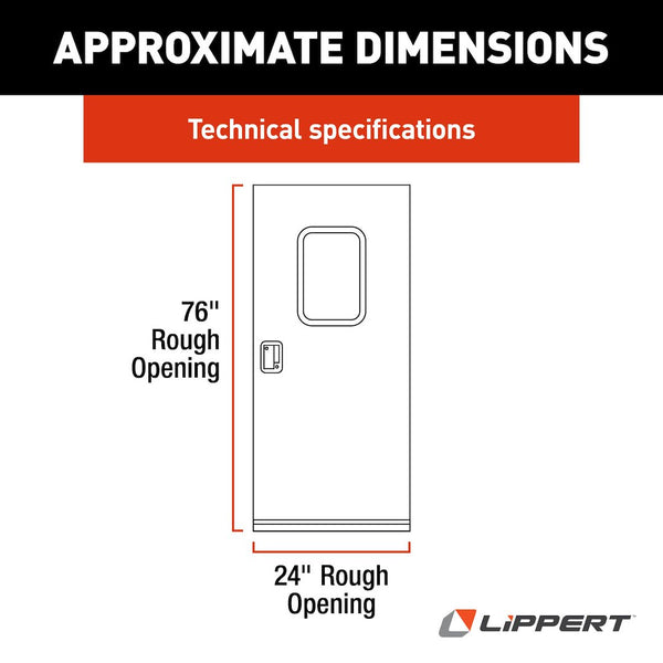 Lippert Components Square Entry Door (MPN: V000042625)