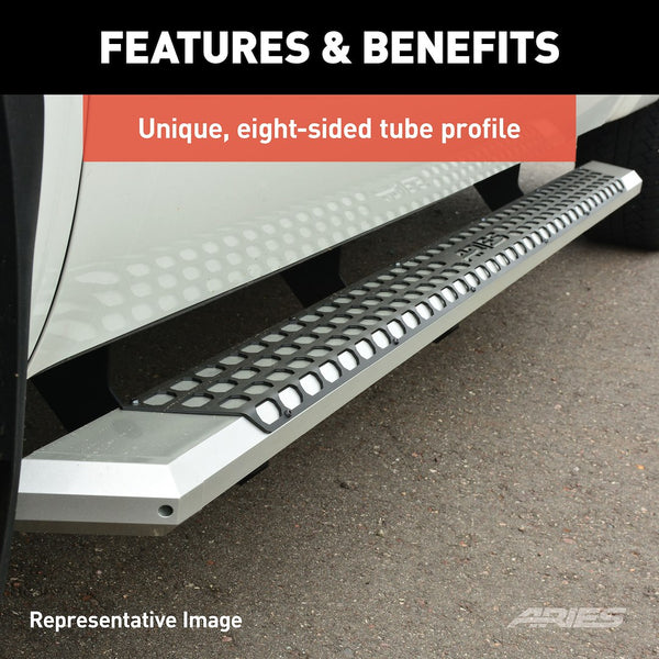 Aries AdvantEDGE Running Board With Step Pads (MPN: 2555043)