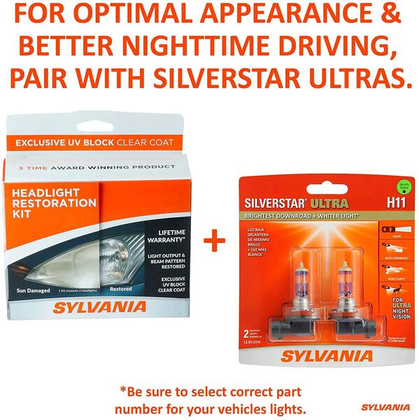 Sylvania Headlight Restoration Kit (MPN: HRK.BX)