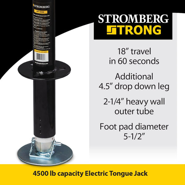 Stromberg Carlson Electric Trailer Tongue Jack (MPN: JET-4500)