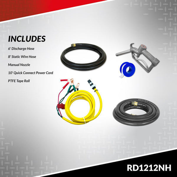 Fill-Rite Portable Fuel Transfer Pump (MPN: RD1212NH)