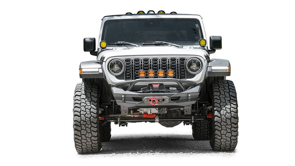 Fab Fours Ghost Stubby Front Winch Bumper (MPN: JL24-B5152-1)