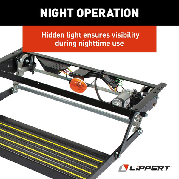Lippert Components Electric Folding Step (MPN: 372604)