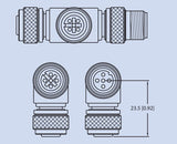 Maretron Marine Network Cable Connector (MPN: CM-CF-CF)