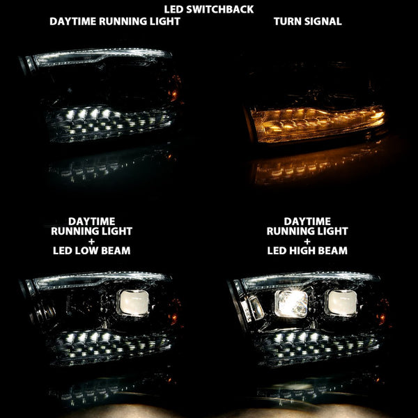 AnzoUSA Headlight Assembly With Projector Beam (MPN: 111442)