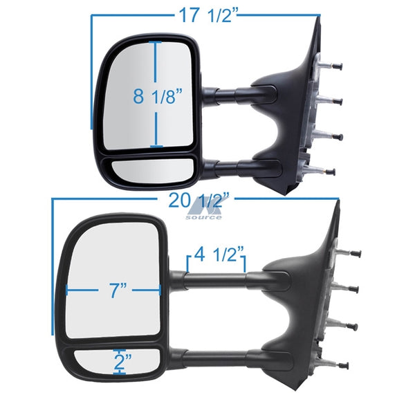 K Source Exterior Towing Mirror (MPN: 61201-02F)