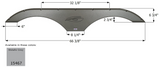 Icon Fender Skirt for Tandem Axle RVs (MPN: 15467)