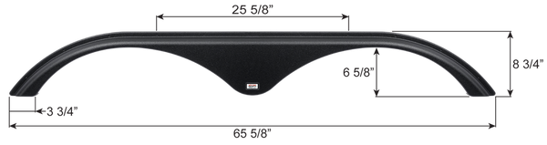 Icon Fender Skirt for Tandem Axle RVs (MPN: 16334)