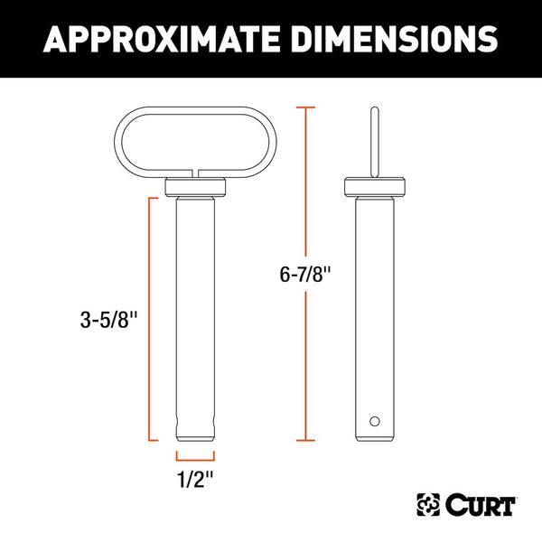 Curt Clevis Pin for Trailer Hitch (MPN: 45805)