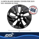 Coast To Coast 16 Inch Wheel Cover Set (MPN: IWC53816BLK)