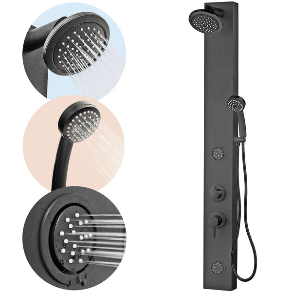 Dura Faucet Shower Panel Tower (MPN: DF-SA913-MB)