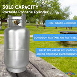 Flame King Portable Propane Tank (MPN: YSN330-ALM)