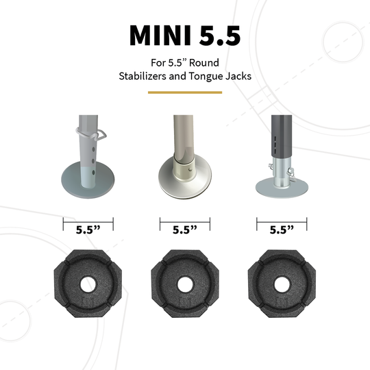 SnapPad Leveling Jack Foot Pad Mini (MPN: MN5SP4)