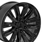 OE Wheels CA91 Gloss Black Wheel (MPN: CA91-20090-6550-28B)