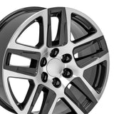 OE Wheels CV63 20 Inch Aluminum Wheel (MPN: CV63-20090-6550-28MG)