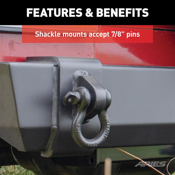 Aries TrailCrusher Jeep TJ Rear Bumper (MPN: 2157001)