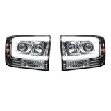 RECON Headlight Assembly With Halogen Bulbs (MPN: 264192CLC)