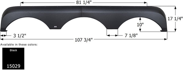 Icon Fender Skirt for Triple Axle RVs (MPN: 15029)
