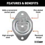 Curt Recessed Tie Down Anchor (MPN: 83601)