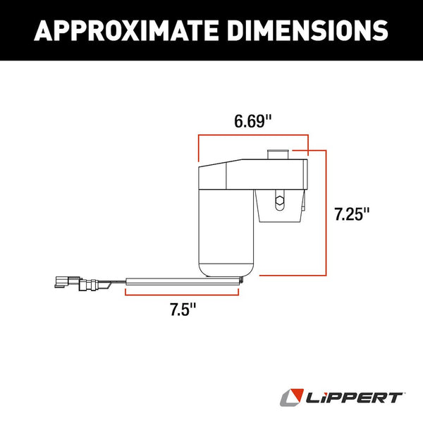 Lippert Ground Control Motor Component (MPN: 343758)