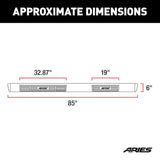 Aries 6 Inch Oval Nerf Bars (MPN: B2885)