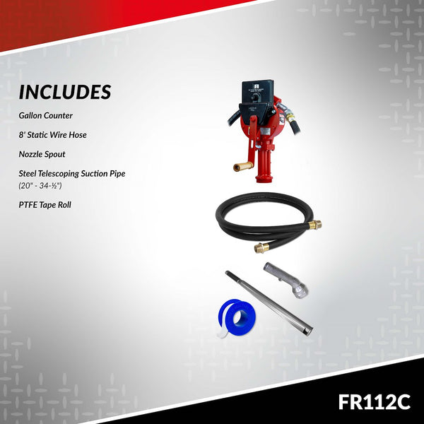 Fill-Rite Rotary Hand Pump (MPN: FR112C)