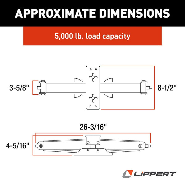 Lippert Components Leveling Jack (MPN: 285325)