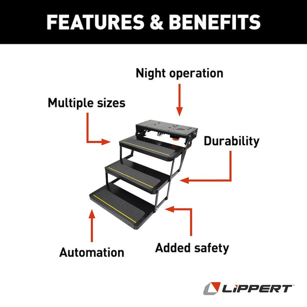 Lippert Components Kwikee 23 Series Electric Step (MPN: 3694042)
