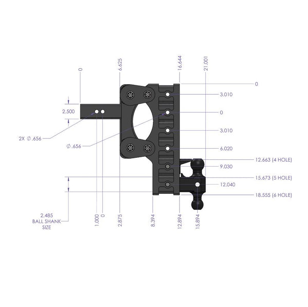 Gen-Y Hitch Torsion-Flex Trailer Hitch Ball Mount (MPN: GH-1315)