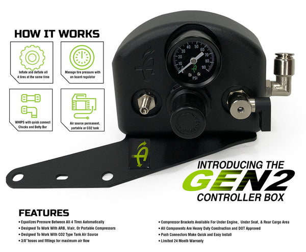 Up Down Air Tire Pressure Control System (MPN: 220-0118)