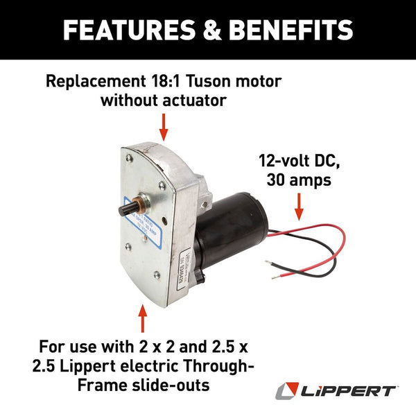 Lippert Slide Out Motor (MPN: 132682)