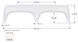Icon Fender Skirt for Tandem Axle RVs (MPN: 16036)