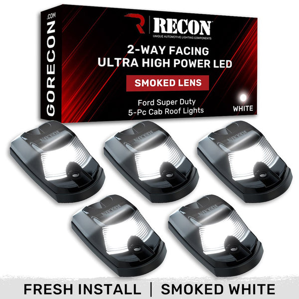 Recon Accessories Roof Marker Light (MPN: 264342BKHPWH)