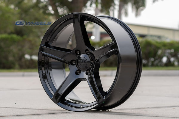 OE Wheels DG22 Gloss Black Aluminum Wheel (MPN: DG22-22095-5500-29B)