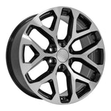 OE Wheels CV98B 22 Inch Aluminum Wheel (MPN: CV98B-22090-6550-24MB)