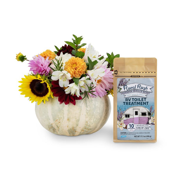 Waste holding tank treatment with floral flush (MPN: 41490)