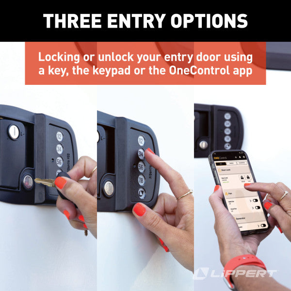 Lippert Keyless RV Door Lock (MPN: 2022119636)