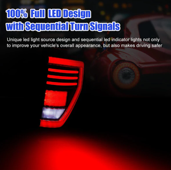 Winjet Tail Light Assembly (MPN: CTWJ-0706-BS-SQ)