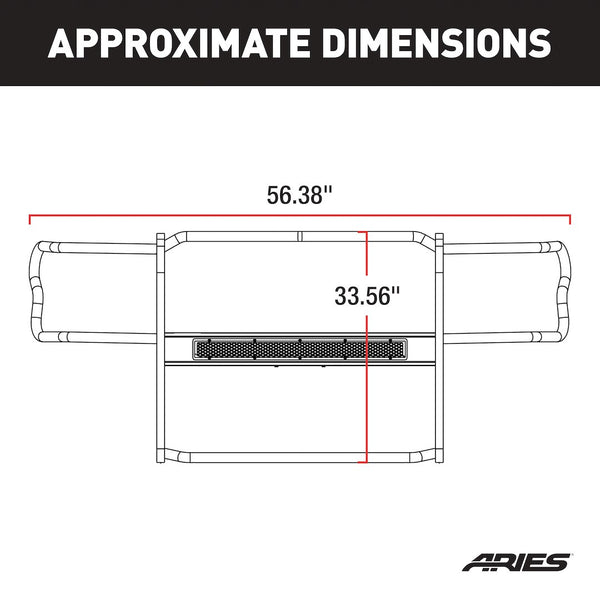 Aries Grille Guard Pro Series (MPN: P1055)