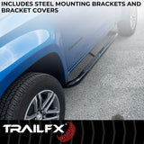 TrailFX Nerf Bar Round Tube Side Steps (MPN: A0046B)