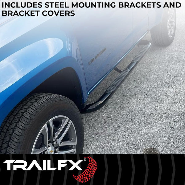 TrailFX Nerf Bar Round Tube Side Steps (MPN: A0046B)