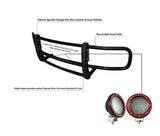 Black Horse Grille Guard Kit (MPN: 17FOTRMA-PLFR)