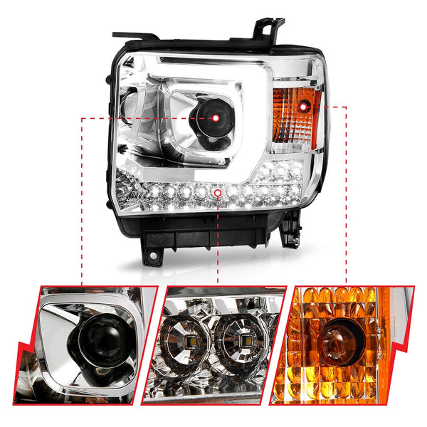 AnzoUSA Headlight Assembly (MPN: 111553)